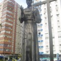 Statue-of-saint-Joseph-Anchieta-in-Santos-Sao-Paulo-Brazil