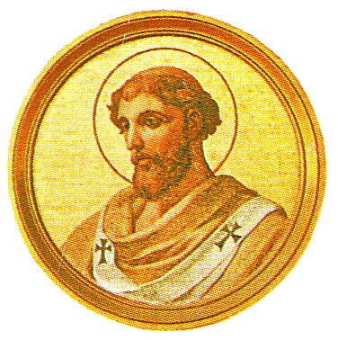 See page for author [Public domain], <a href="https://commons.wikimedia.org/wiki/File:Pope_Miltiades_2.gif" target="_blank">via Wikimedia Commons</a>