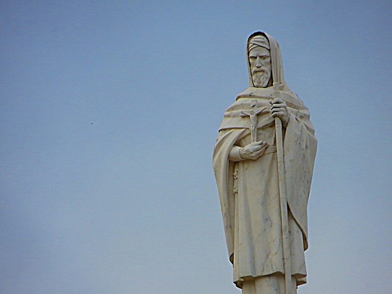 Saint John de Britto, also known as Arul Anandar, was a Portuguese Jesuit missionary and martyr, often called 'the Portuguese St.Francis Xavier' by Indian Catholics. He can be called the John the Baptist of India. 


<a href="https://commons.wikimedia.org/wiki/File:Santu%C3%A1rio_de_F%C3%A1tima_-_panoramio_(5).jpg" title="via Wikimedia Commons" target="_blank">Mister No</a> [<a href="https://creativecommons.org/licenses/by/3.0" target="_blank">CC BY</a>]